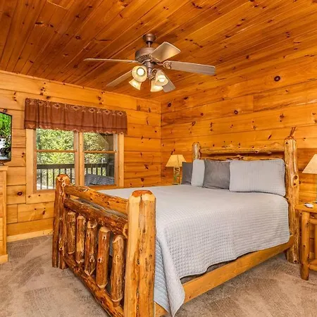 Dog Friendly Secluded Cabin Whot-Tub & Sleeps 12 Pigeon Forge Exterior photo